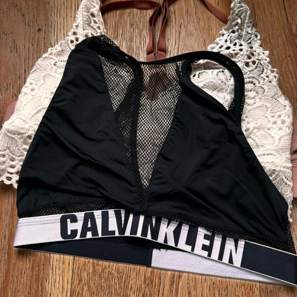 Bundle of Rei Free People Aerie Talula Calvin Klein Lace Bralette Size Medium - Picture 8 of 16